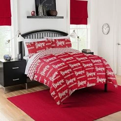 NCAA Nebraska Cornhuskers Full Bedding Set By The Northwest