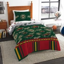 Minnesota Wild NHL Twin Bedding Set By The Northwest