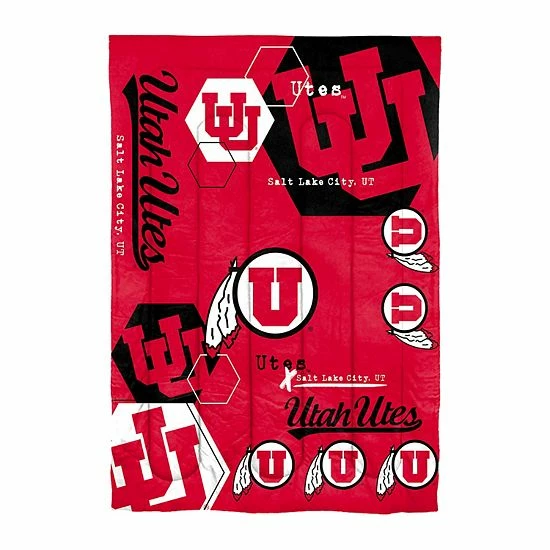 The Northwest Utah Utes Twin Comforter With Sham - Image 2