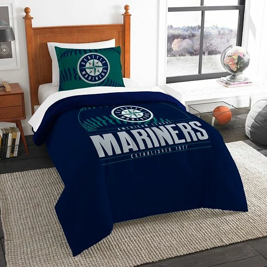 Seattle Mariners Grand Slam Twin Comforter Set By The Northwest