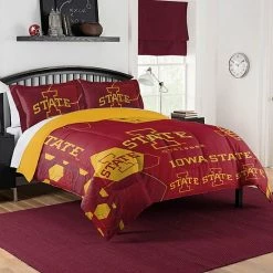 The Northwest Iowa State Cyclones Full/Queen Comforter Set With Shams