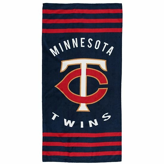 The Northwest Minnesota Twins 30" X 60" Striped Beach Towel