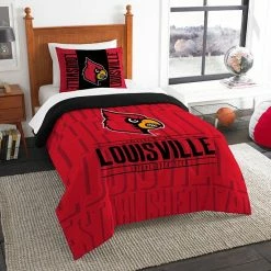 Louisville Cardinals Modern Take Twin Comforter Set By The Northwest