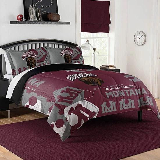 The Northwest Montana Grizzlies Full/Queen Comforter Set With Shams