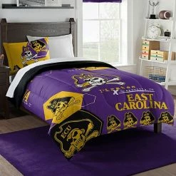 The Northwest East Carolina Pirates Twin Comforter Set With Sham