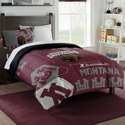 The Northwest Montana Grizzlies Twin Comforter Set With Sham