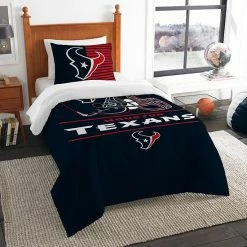 Houston Texans Draft Twin Comforter Set By The Northwest
