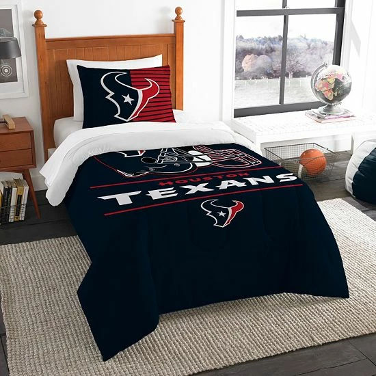 Houston Texans Draft Twin Comforter Set By The Northwest