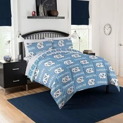 NCAA North Carolina Tar Heels Queen Bedding Set By The Northwest
