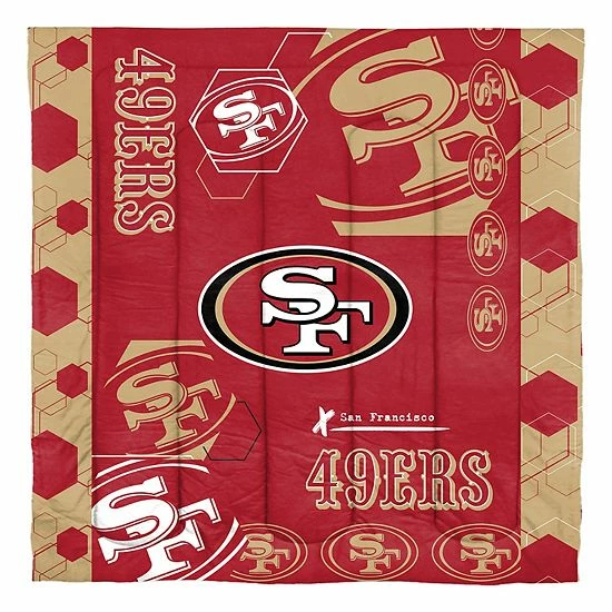 The Northwest San Francisco 49ers Full/Queen Comforter Set With Shams - Image 2