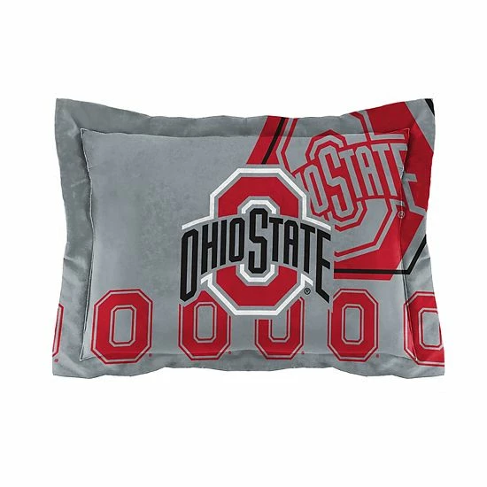 The Northwest Ohio State Buckeyes Full/Queen Comforter Set With Shams - Image 2