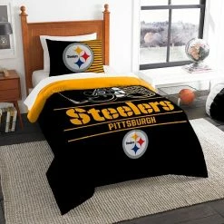 Pittsburgh Steelers Draft Twin Comforter Set By The Northwest