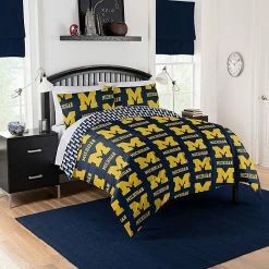 NCAA Michigan Wolverines Queen Bedding Set By The Northwest