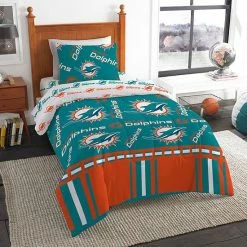 Miami Dolphins Twin Bedding Set By The Northwest