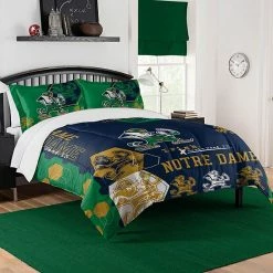 The Northwest Notre Dame Fighting Irish Full/Queen Comforter Set With Shams