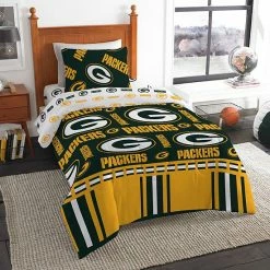 Green Bay Packers NFL Twin Bedding Set By The Northwest