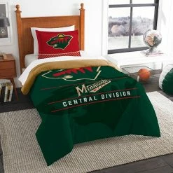 Minnesota Wild Draft Twin Comforter Set By The Northwest