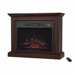 The Northwest Mobile Electric Fireplace & Mantel