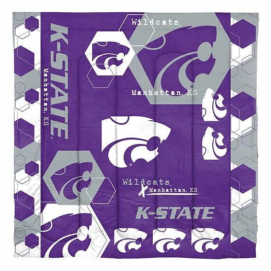 The Northwest Kansas State Wildcats Full/Queen Comforter Set With Shams - Image 2