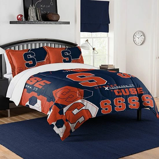The Northwest Syracuse Orange Full/Queen Comforter Set With Shams
