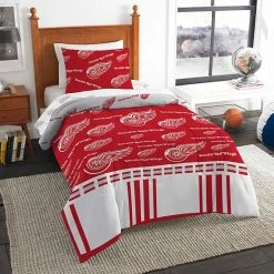 Detroit Red Wings NHL Twin Bedding Set By The Northwest