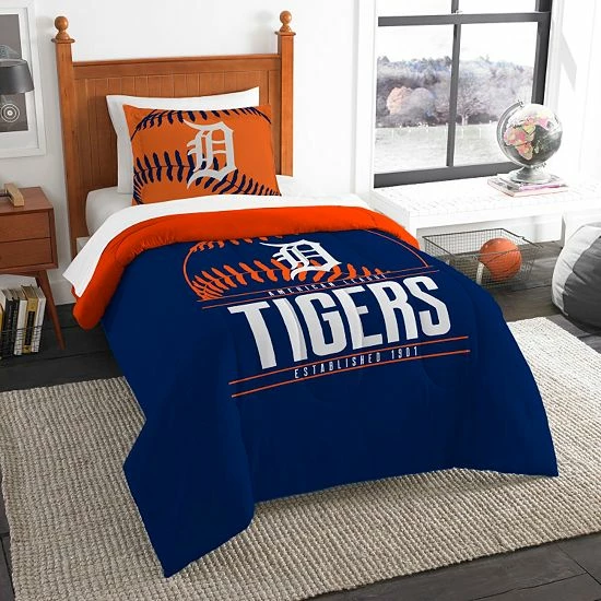 Detroit Tigers Grand Slam Twin Comforter Set By The Northwest