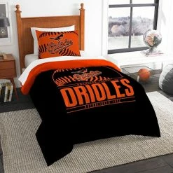 Baltimore Orioles Grand Slam Twin Comforter Set By The Northwest