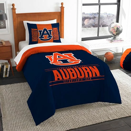 Auburn Tigers Modern Take Twin Comforter Set By The Northwest