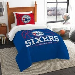 Philadelphia 76ers Reverse Slam Twin Comforter Set By The Northwest