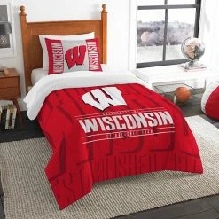 Wisconsin Badgers Modern Take Twin Comforter Set By The Northwest