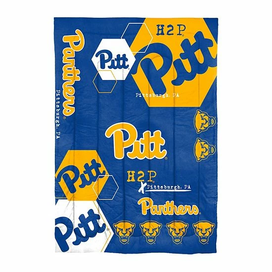 The Northwest Pitt Panthers Twin Comforter Set With Sham - Image 2