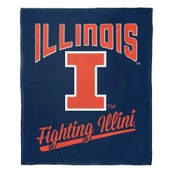 The Northwest Illinois Fighting Illini Alumni Silk-Touch Throw Blanket