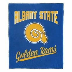 The Northwest Albany State Golden Rams Alumni Silk-Touch Throw Blanket