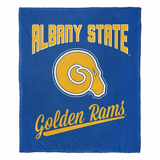 The Northwest Albany State Golden Rams Alumni Silk-Touch Throw Blanket
