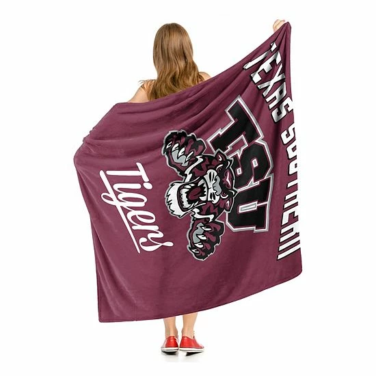 The Northwest Texas Southern Tigers Alumni Silk-Touch Throw Blanket - Image 4