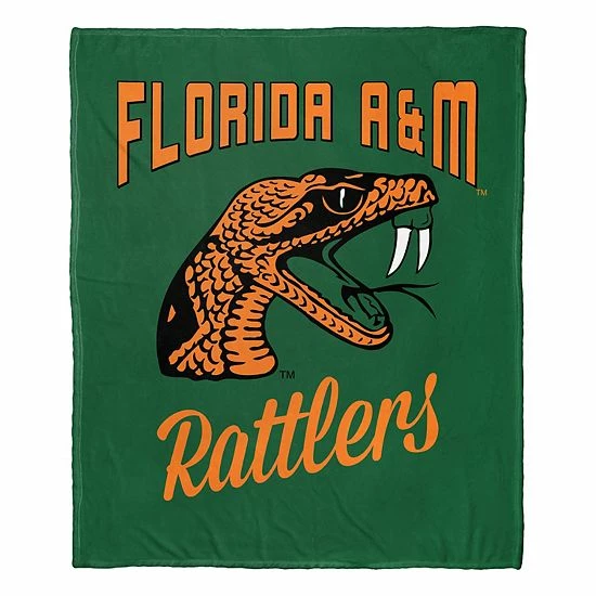 The Northwest Florida A&M Rattlers Alumni Silk-Touch Throw Blanket