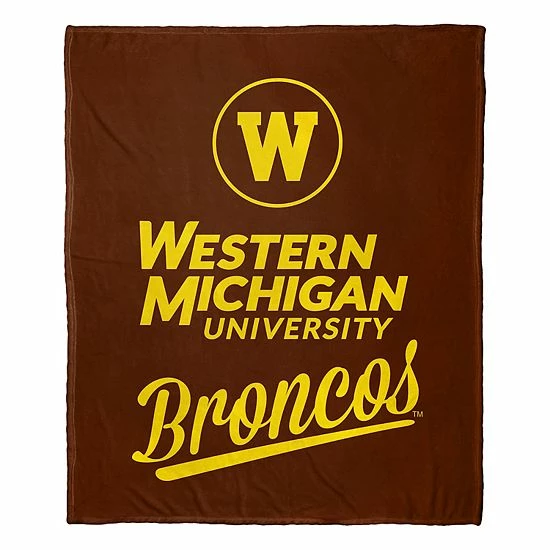 The Northwest Western Michigan Broncos Alumni Silk-Touch Throw Blanket