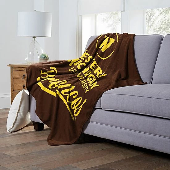 The Northwest Western Michigan Broncos Alumni Silk-Touch Throw Blanket - Image 2