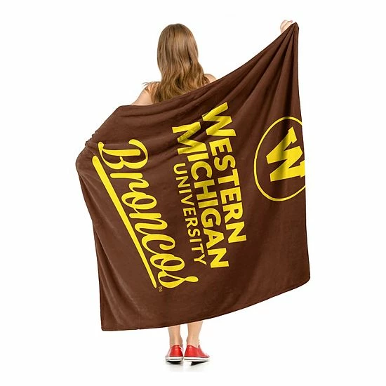 The Northwest Western Michigan Broncos Alumni Silk-Touch Throw Blanket - Image 4