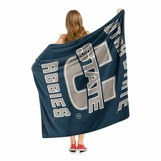 The Northwest Utah State Aggies Alumni Silk-Touch Throw Blanket - Image 4