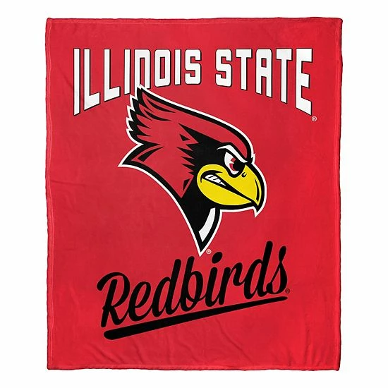 The Northwest Illinois State Redbirds Alumni Silk-Touch Throw Blanket