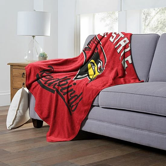 The Northwest Illinois State Redbirds Alumni Silk-Touch Throw Blanket - Image 2