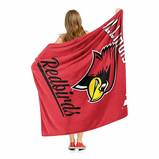 The Northwest Illinois State Redbirds Alumni Silk-Touch Throw Blanket - Image 4