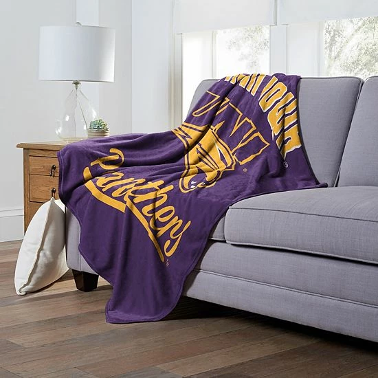 The Northwest Northern Iowa Panthers Alumni Silk-Touch Throw Blanket - Image 2