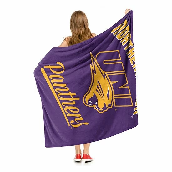 The Northwest Northern Iowa Panthers Alumni Silk-Touch Throw Blanket - Image 4