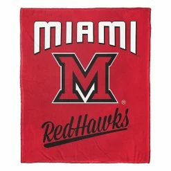The Northwest Miami RedHawks Alumni Silk-Touch Throw Blanket