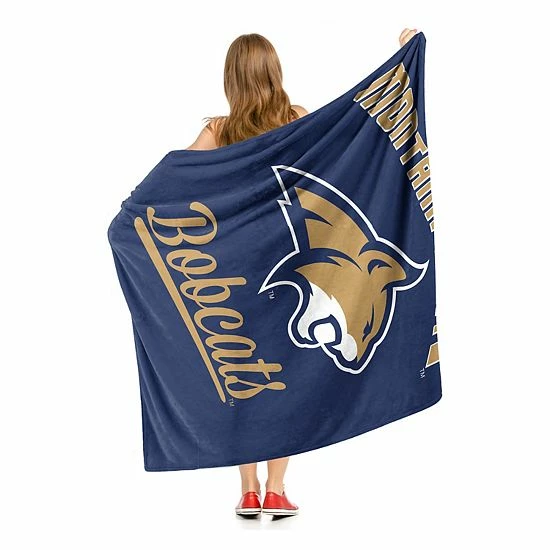 The Northwest Montana State Bobcats Alumni Silk-Touch Throw Blanket - Image 4