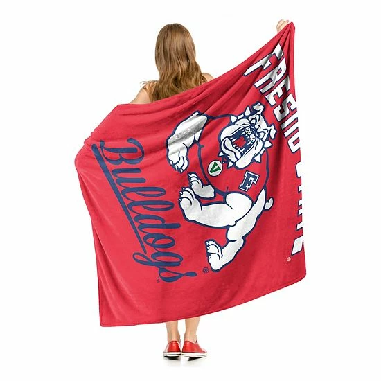 The Northwest Fresno State Bulldogs Alumni Silk-Touch Throw Blanket - Image 2
