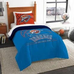 Oklahoma City Thunder Reverse Slam Twin Comforter Set By The Northwest