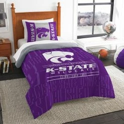 Kansas State Wildcats Modern Take Twin Comforter Set By The Northwest